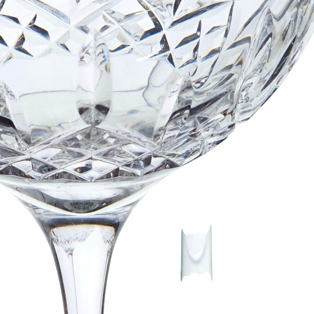 Late 20th Century Waterford Crystal Lismore Essence Balloon Wine Glasses - Set of 4 For Sale - Image 10 of 16
