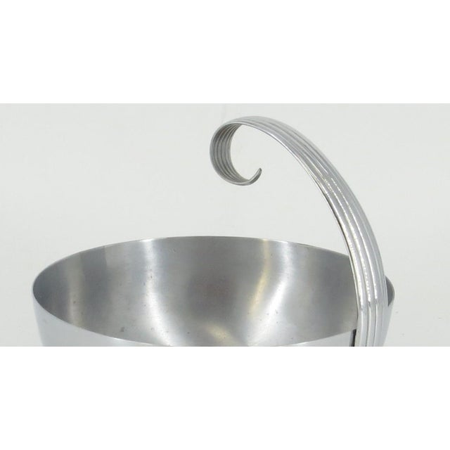 1930s Art Deco Russel Wright for Chase Chrome Ice Bowl/Bucket For Sale - Image 10 of 11