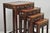 Vintage Chinese Carved Hardwood Curved Frame Nesting Side Tables - Set of 4 For Sale - Image 18 of 18