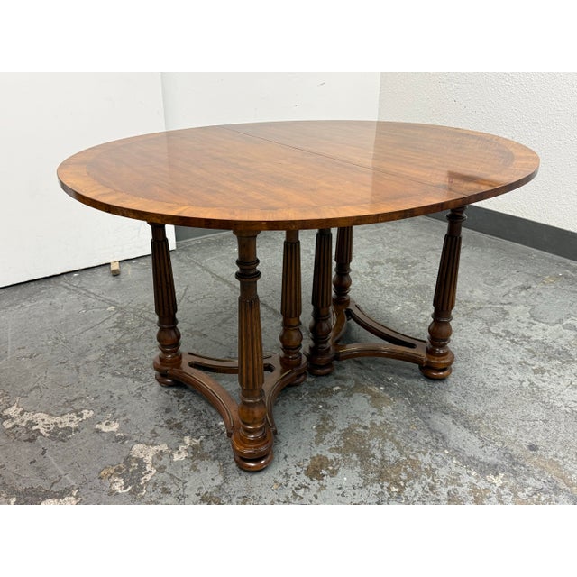 Heritage Heritage Gateleg Extension Dining Table For Sale - Image 4 of 12