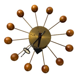 1945 Howard Miller(George Nelson) Electric Ball Clock For Sale