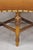 Brown Antique Joerns Bros French Provincial Kidney Bean 6 Leg Vanity Bench Stool For Sale - Image 8 of 10