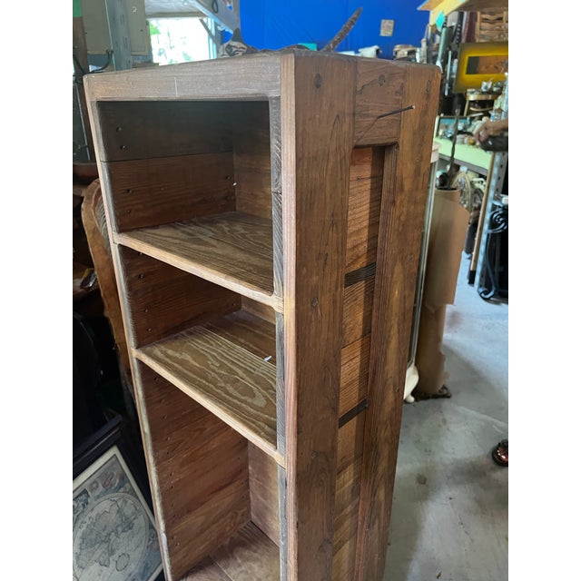 Vintage Country Core Wooden Small Shelf For Sale - Image 9 of 12