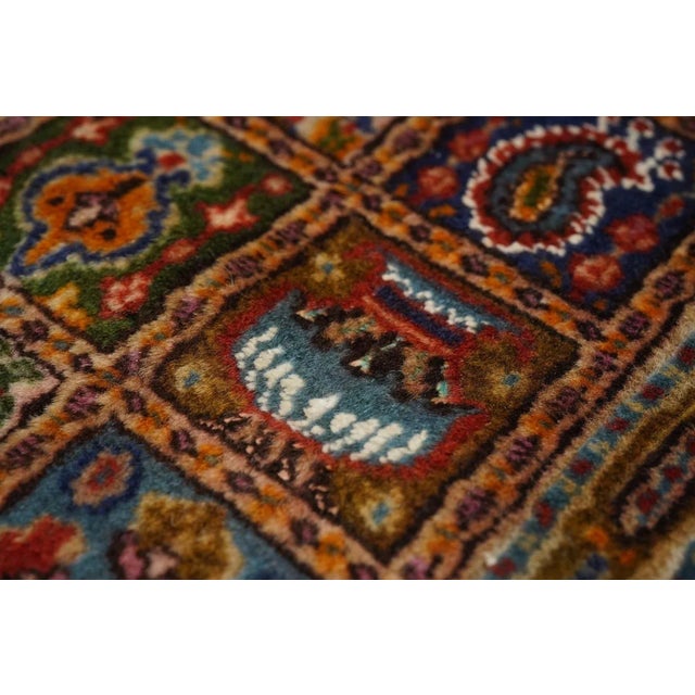 Textile Fine Vintage Persian Qum Rug 2'0" X 2'11'' For Sale - Image 7 of 10