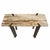 Wood Petrified Wood & Bronze Console Table For Sale - Image 7 of 12