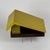 Mustard Mid 20th Century Brilliant Mid-Century Modern Wooden [Bird] House Sculpture in Period Mustard Color For Sale - Image 8 of 12