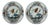 Majolica Plates with Carnation Decor from Manifattura Ferniani Faenza, Set of 2 For Sale