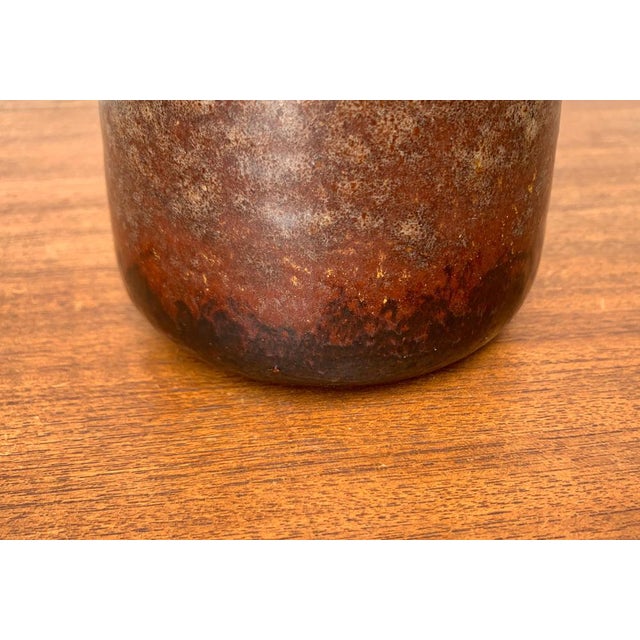 Mid-Century Minimalist Studio Pottery Vase by Elke & Elmar Kubicek, Germany, 1960s For Sale - Image 10 of 15