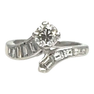 0.45 Ct Diamond Ring Size 5.25 For Sale