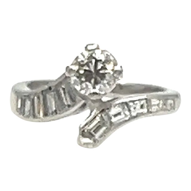 0.45 Ct Diamond Ring Size 5.25 For Sale