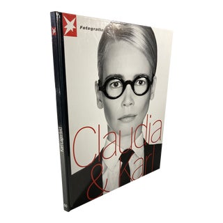 Claudia and Karl Hardcover Book Portfolio No. 60 1st Ed. By Karl Lagerfeld For Sale