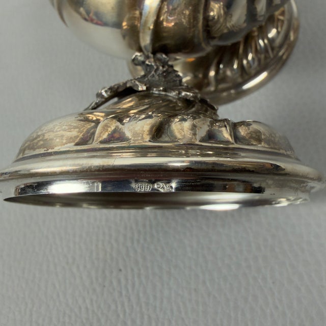 800 Silver Sugar Bowl, 1970 For Sale - Image 10 of 13
