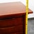 Mid Century Danish Modern Desk Executive Teak 6 Drawer Lock Floating MCM For Sale - Image 10 of 11