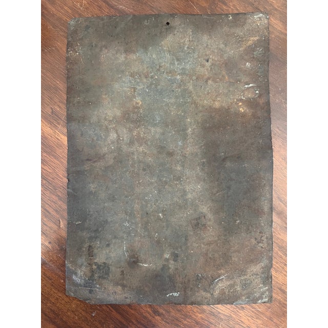 19th Century Virgin Mary and Christ Child Retablo, Oil on Tin For Sale - Image 11 of 13