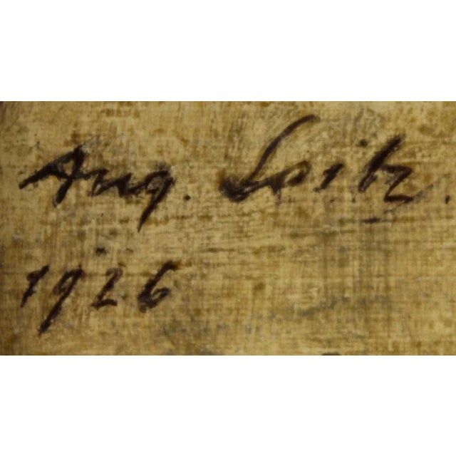 Friedrich August Seitz, Half-Length Portrait of an Elderly Bearded Man, 1926 For Sale - Image 4 of 5