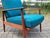 Mid-Century Petrol and Teak Easy Chair from Wilhelm Knoll Antimott, 1965 For Sale - Image 12 of 18