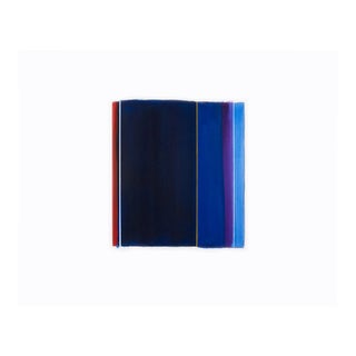 Contemporary Abstract Acrylic on Paper "Nostromo" by Matthew Langley For Sale