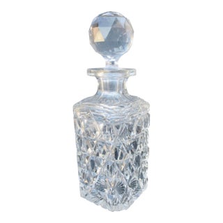 Mid 20th Century Crystal Whiskey Decanter For Sale