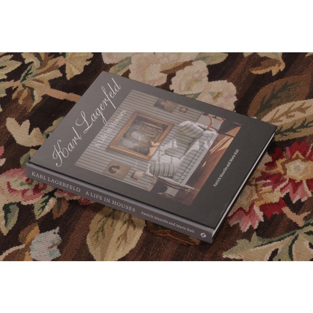 Oversized Antique French Aubusson Rug, Monumental Florals in Chocolate Brown For Sale - Image 9 of 9