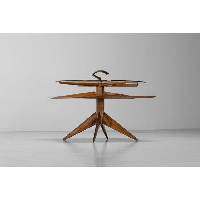 Revolving Side Table, Italy, 1950s For Sale - Image 9 of 18