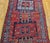 Red Antique Northwest Persian Runner Rug, Hand-Knotted Wool, Geometric Medallions Pattern, 3x10, Blue & Red For Sale - Image 8 of 15