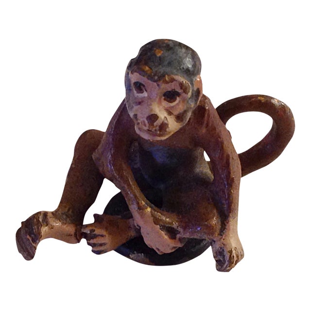 Austrian Bronze Monkey Figurine Chairish