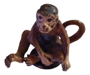Austrian Bronze Monkey Figurine