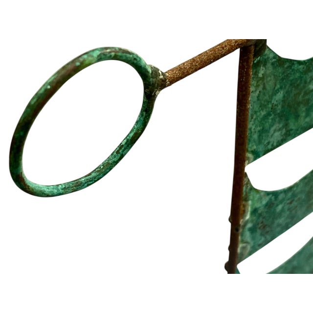 Metal William Black, Abstract Sculpture, Late 1960s, Patinated Copper Alloy For Sale - Image 7 of 16