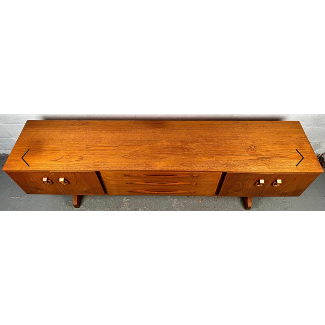 Mid 20th Century Mid 20th Century Vintage Teak Sideboard by Beautility For Sale - Image 5 of 18