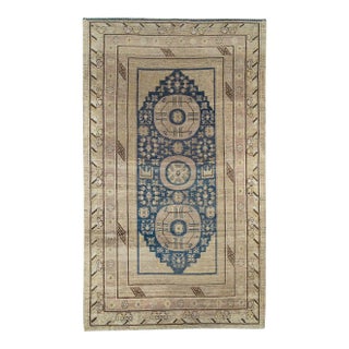 Galerie Shabab Collection Late 19th Century East Turkestan Khotan Gallery Carpet For Sale