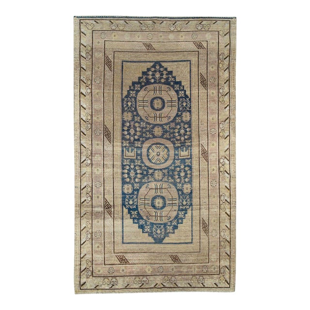 Galerie Shabab Collection Late 19th Century East Turkestan Khotan Gallery Carpet For Sale
