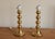 Vintage Swedish Brass Bobbin Table Lamp from Aneta, Set of 2 For Sale - Image 10 of 18
