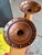 Antique Arts & Crafts Riveted Copper Trumpet Vases Pair Joseph Heinrichs Benedict Art Studio Attr. For Sale - Image 13 of 14