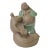 Chinese Oriental Ceramic Happy Buddha on a Gourd Figure For Sale