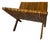Vintage Bamboo Folding X-Style Magazine Rack or Book Holder For Sale - Image 4 of 6