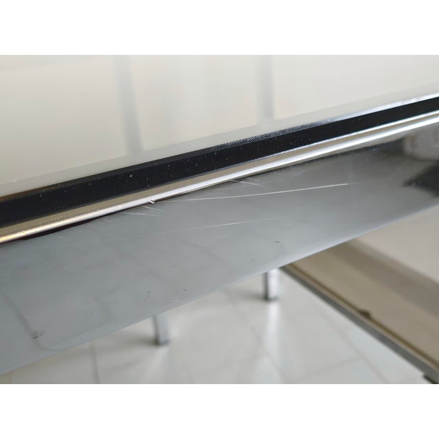 Vintage Desk in Steel & Saint-Gobain Glass, 1970s For Sale - Image 13 of 17