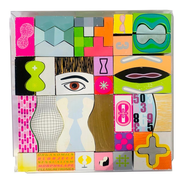 1990s Design Blocks by Karim Rashid for Bozart Toys For Sale