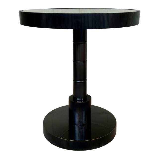Villa & House Modern Bronze and Mirror Axel Accent Table For Sale