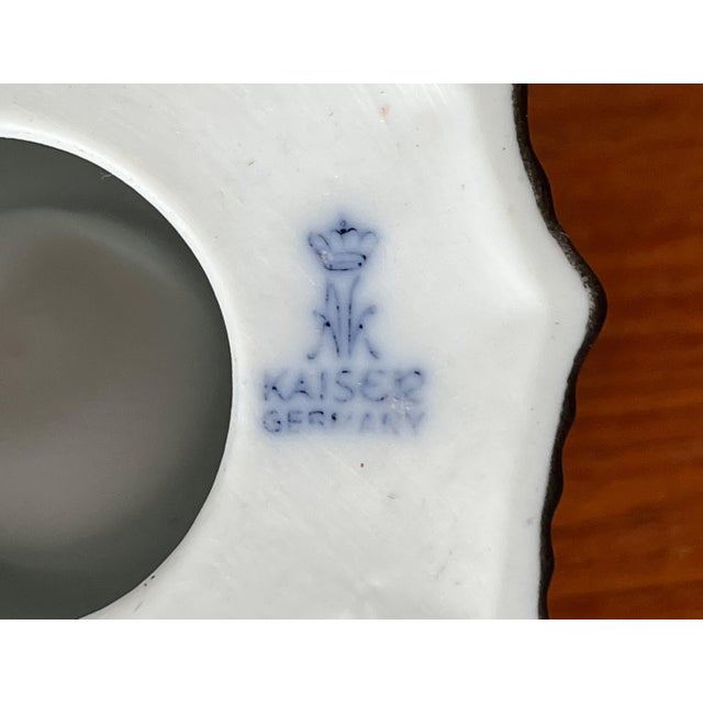 Vintage German Porcelain Candleholder from Kaiser, 1980s For Sale - Image 17 of 18