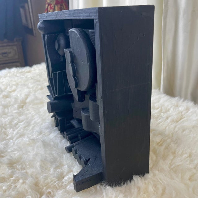 Mid-Century Modern Contemporary Assemblage Sculpture After Louise Nevelson For Sale - Image 3 of 9