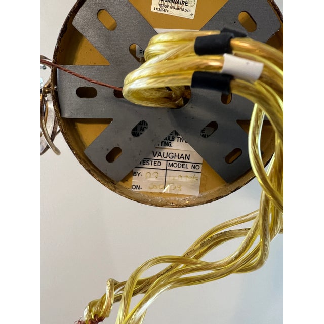 Copper 1940s Vaughan Belleville Chandelier and Sconces - Set of 3 For Sale - Image 8 of 8