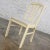 Art Deco Vintage Modern to Post Modern White Lacquered Side Chair With Arched Top For Sale - Image 3 of 13