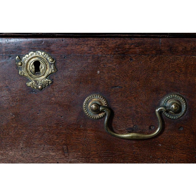 English Vernacular Oak Dresser Base, 1750s For Sale - Image 9 of 17