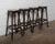 Wood Mid 20th Century Set of 4 Vintage Wooden Bar Stools For Sale - Image 7 of 7
