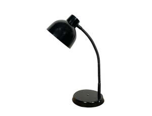 Black Industrial Gooseneck Table Lamp, 1960s
