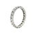 Platinum 1.10 Carats Natural Diamond Eternity Band, Size 7.25 For Sale - Image 4 of 8