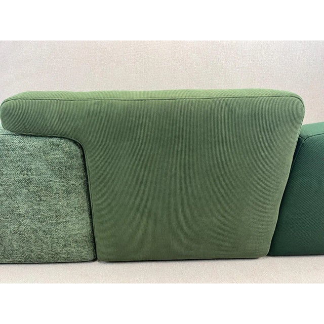 Green Confluences 3-Seater Sofa with Ottoman by Ligne Roset, Set of 4 For Sale - Image 13 of 18