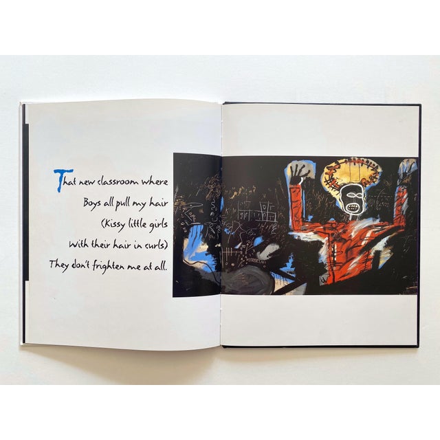 " Life Doesn't Frighten Me " Vintage 1993 First Edition Hardcover Jean Michel Basquiat & Maya Angelou Book For Sale In Kansas City - Image 6 of 12