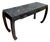 Late 20th Century Attributed Maitland-Smith Hollywood Regency Tessellated Stone Console Table With Brass Inlay For Sale