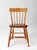 Brown Antique Primitive Plank Seat Farmhouse Chair For Sale - Image 8 of 13